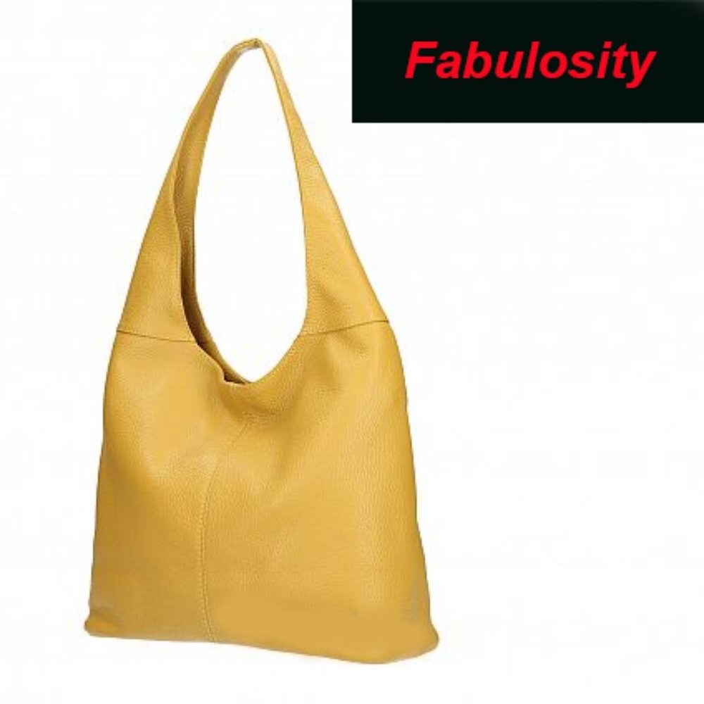 Adorable Mustard Yellow Bag Italian Leather